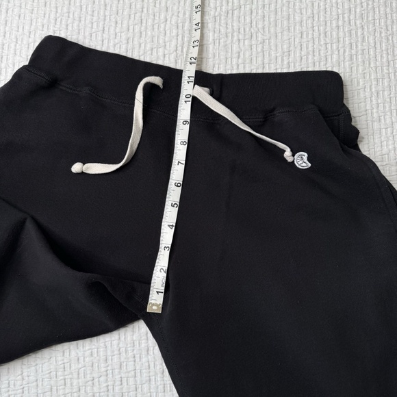 Champion Todd Snyder Joggers Mens Medium Slim Black Taper French Terry Sweatpant - Picture 6 of 8